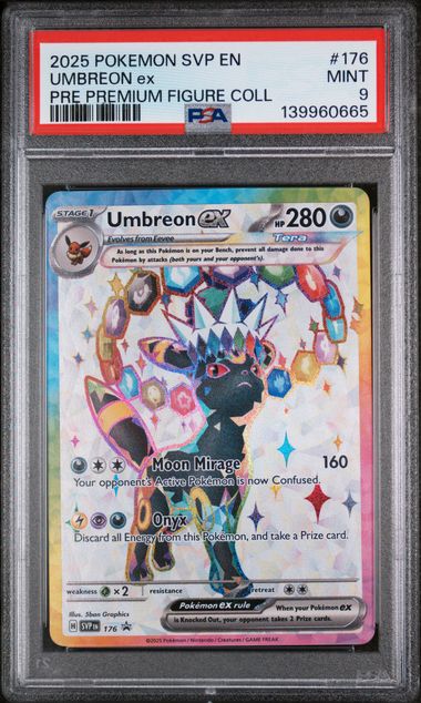Pokemon Umbreon ex Prismatic Evolutions Black Star Promo #176