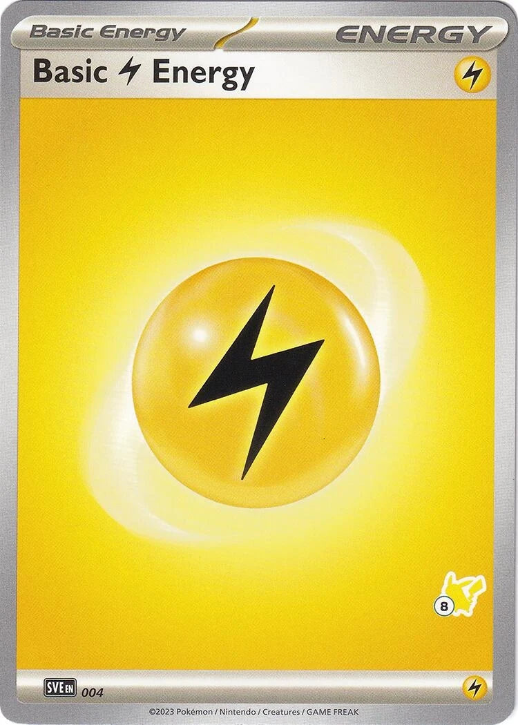 Basic Lightning Energy - Pikachu 8 (004) (Battle Academy 2024) (BA24)
