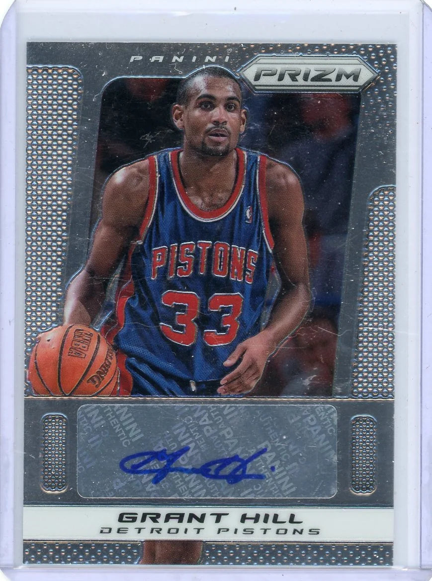 Grant Hill 2013-14 Panini Prizm autograph