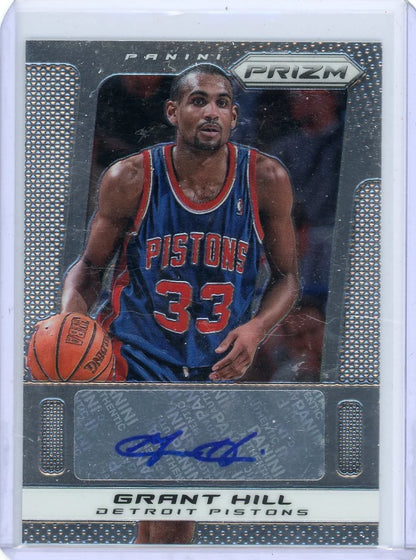 Grant Hill 2013-14 Panini Prizm autograph