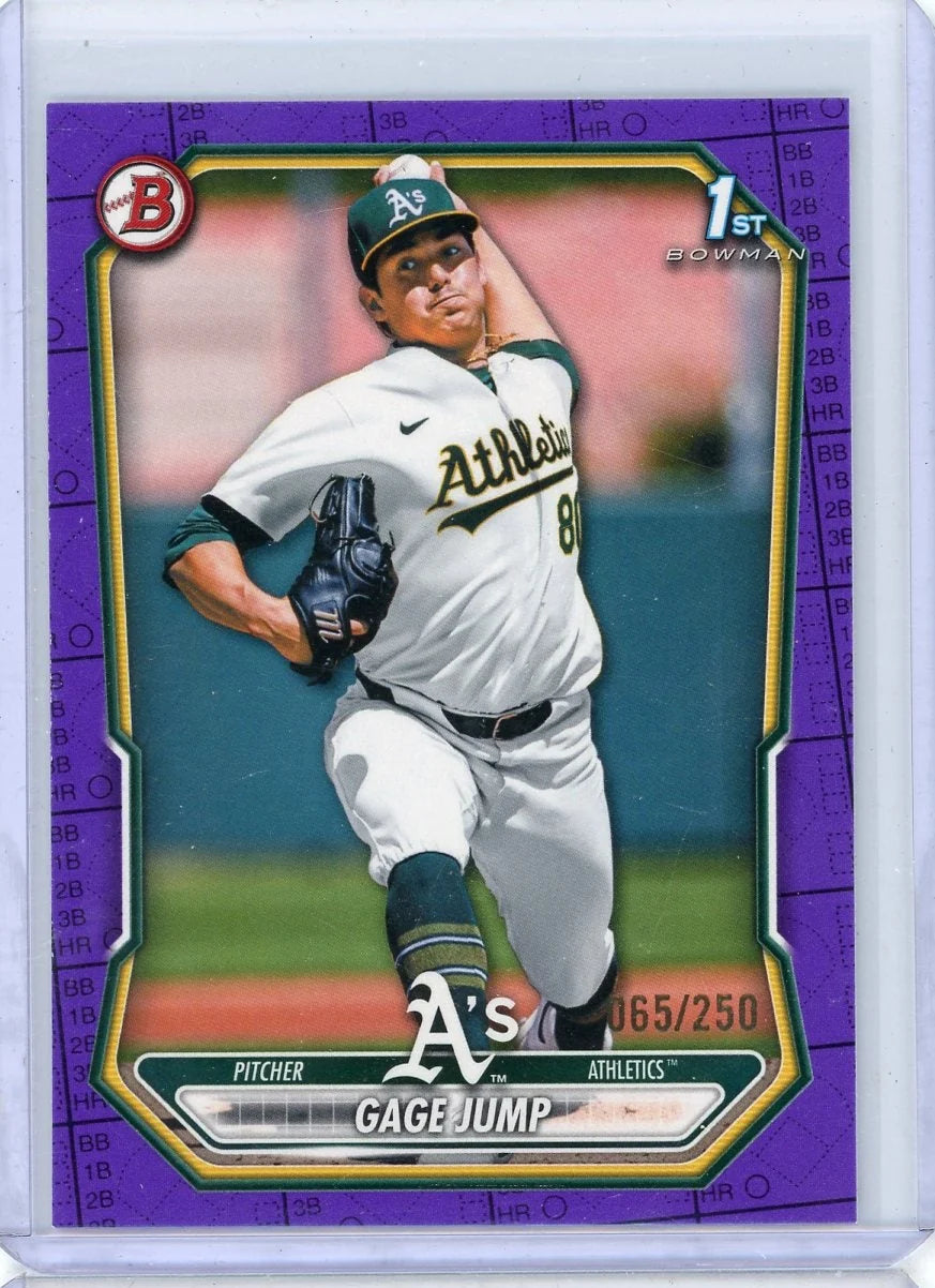 Gage Jump 2026 1st Bowman purple #'d 065/250