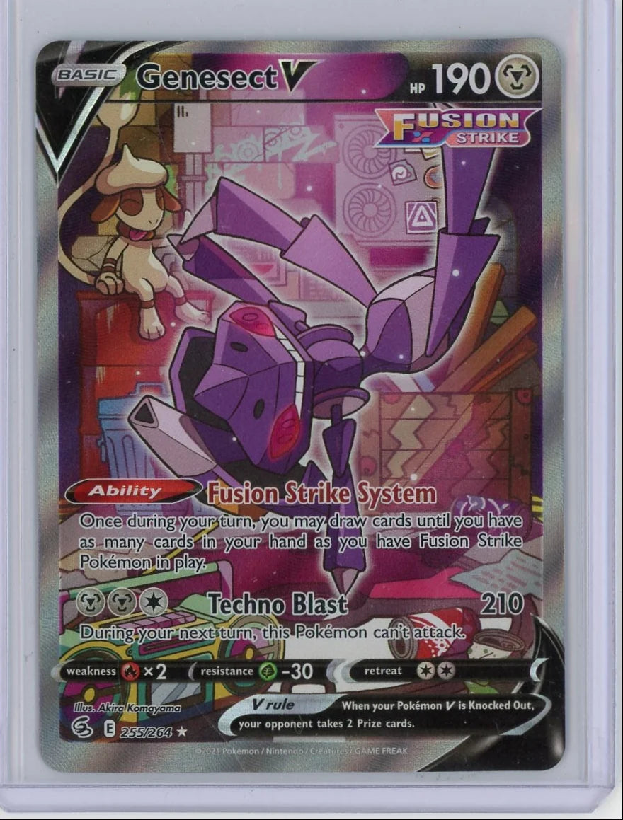 Genesect V Pokémon Fusion Strike Alternate Full-Art #255/264