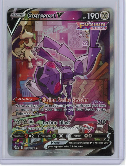 Genesect V Pokémon Fusion Strike Alternate Full-Art #255/264