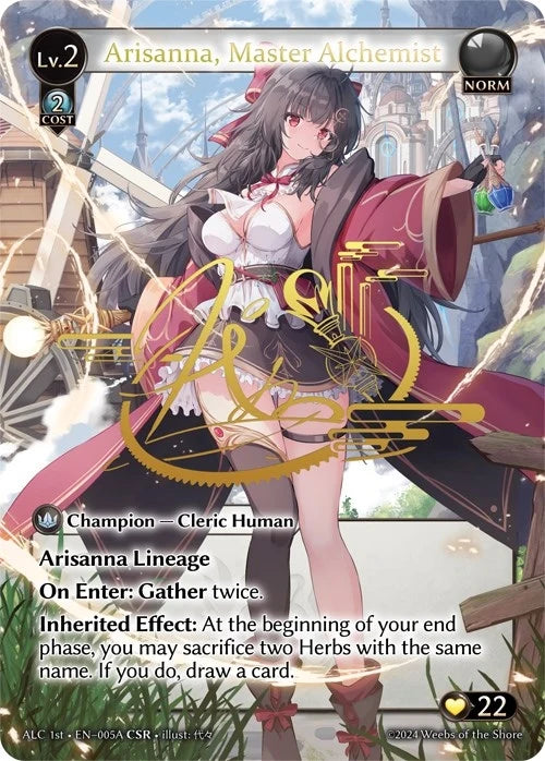 Arisanna, Master Alchemist (CSR) (005A) (ALC1E) (005A) (Alchemical Revolution) (ALC)