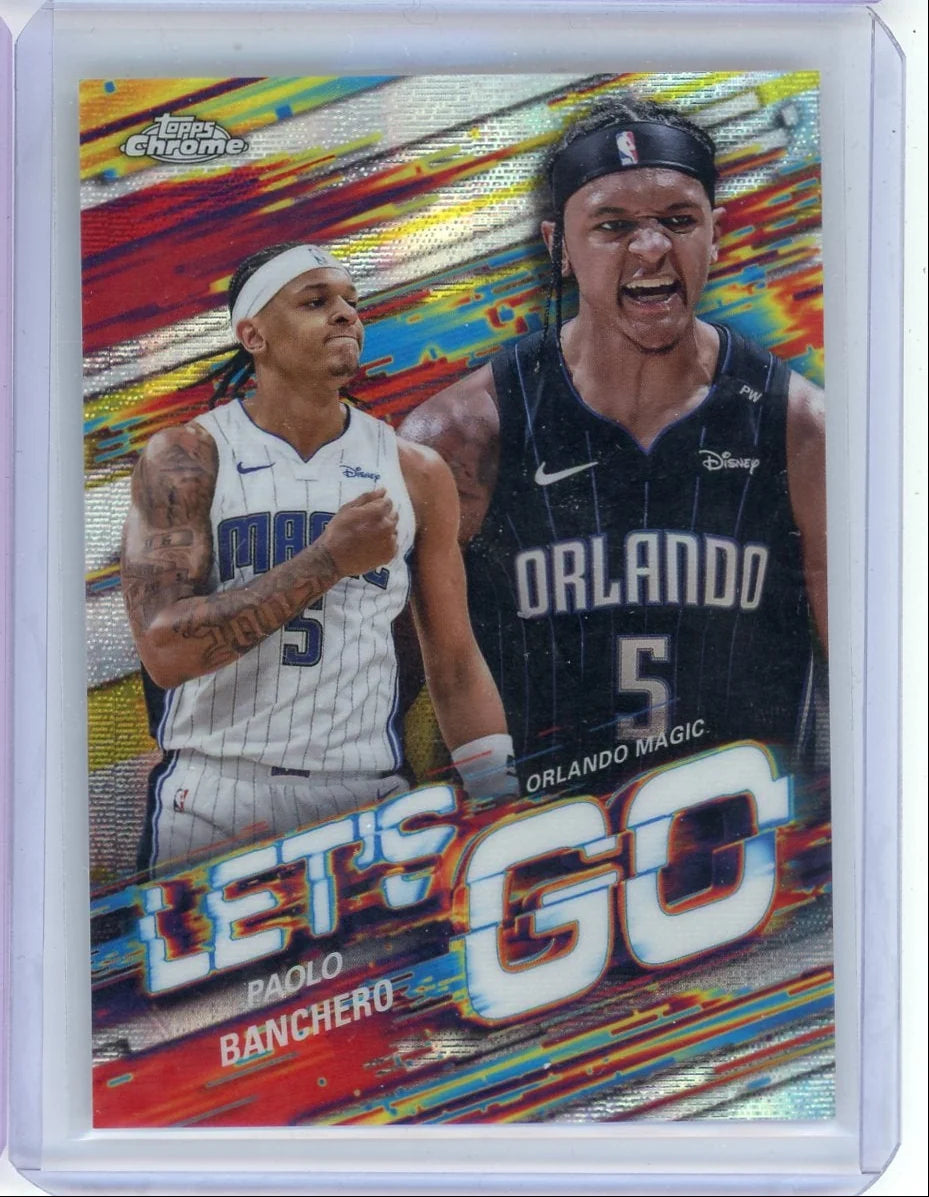 Paolo Banchero 2025-26 Topps Chrome Lets Go SP