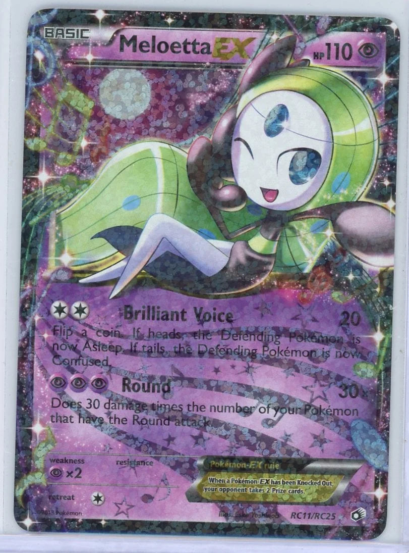 Meloetta ex Pokémon Legendary Treasures Ultra Rare #RC11/RC25