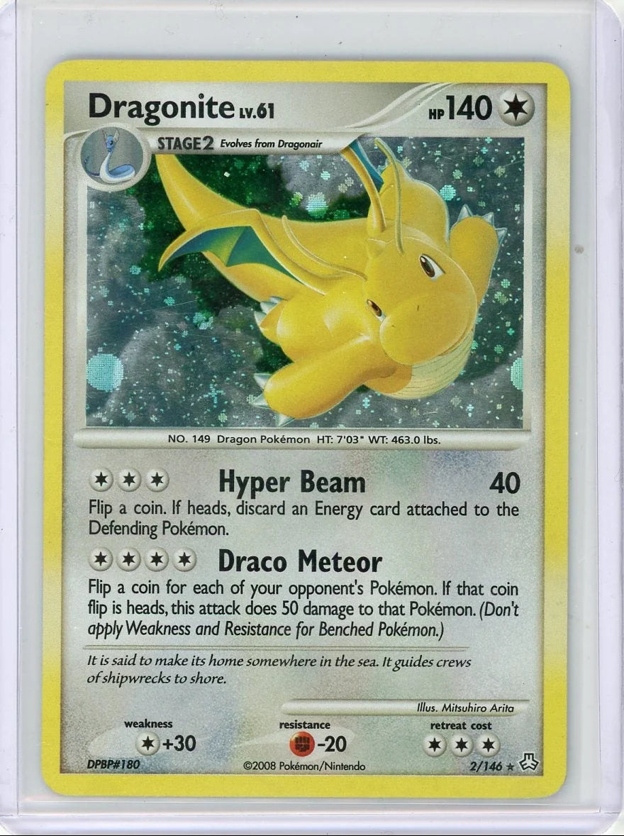 Dragonite Lv. 61 2008 Pokemon Legends Awakened #2/146 MP/HP