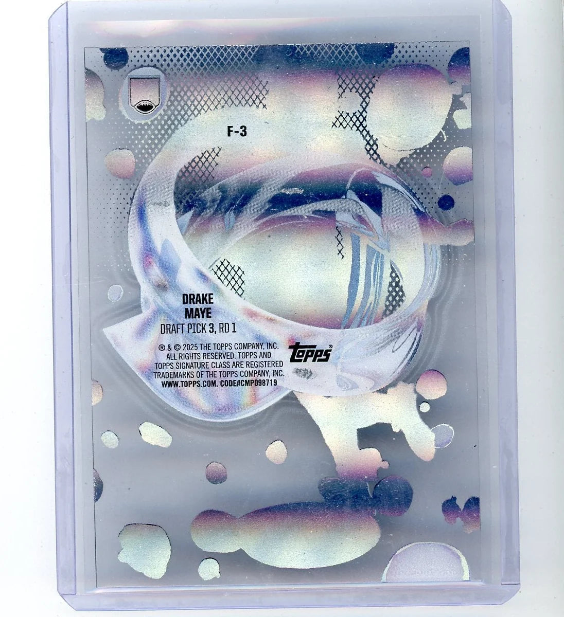 Drake Maye 2024 Topps Signature Class Fluidity Case Hit