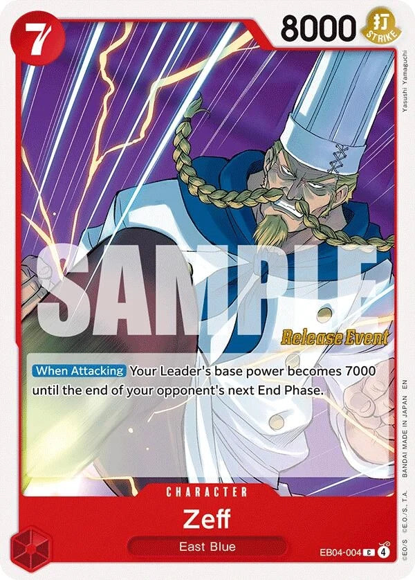 Zeff (EB04-004) (Adventure on Kami's Island Release Event Cards) (OP15 RE)