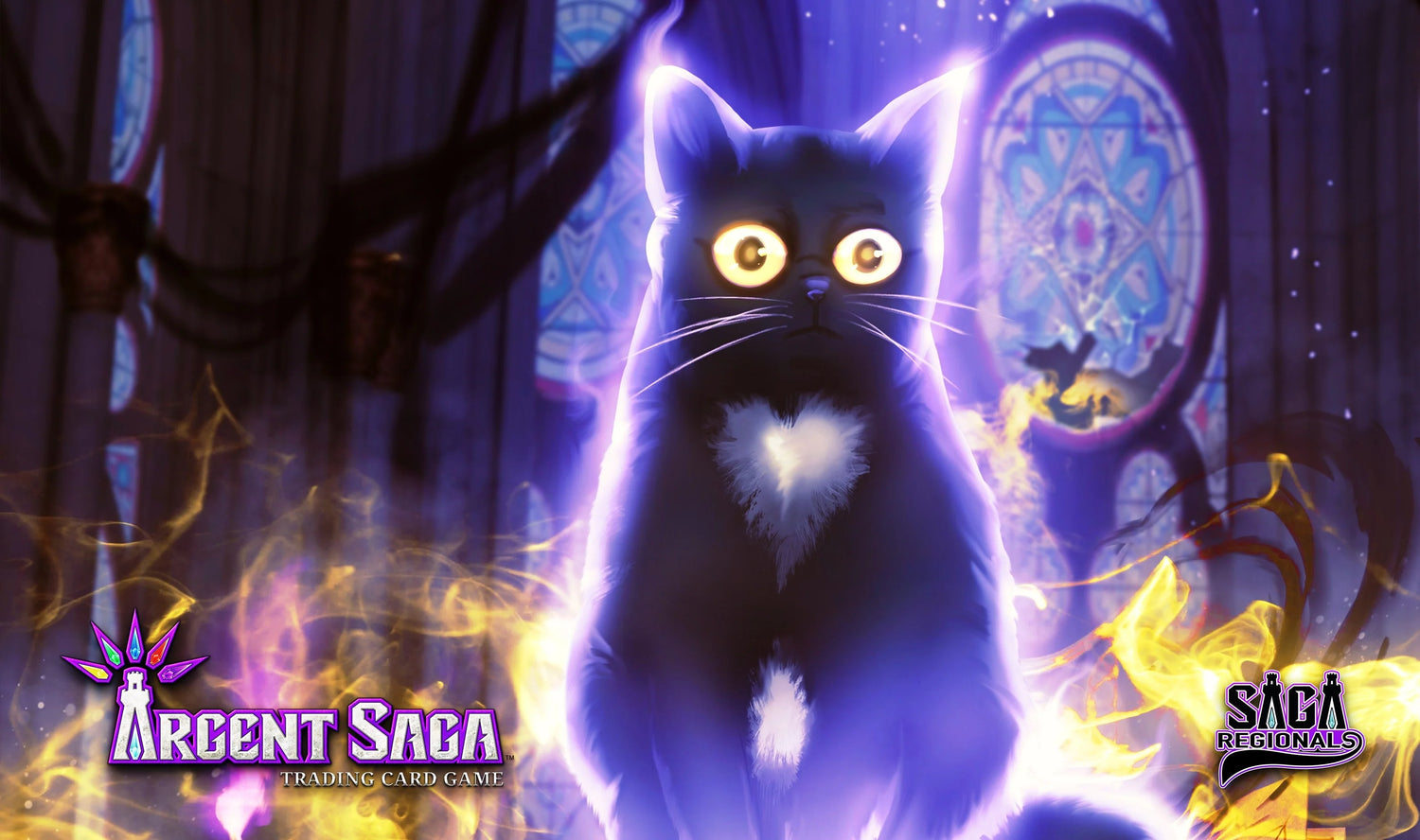 Argent Saga TCG Rubber Event Playmat - Luna Saga (Regional Entry October 2019)
