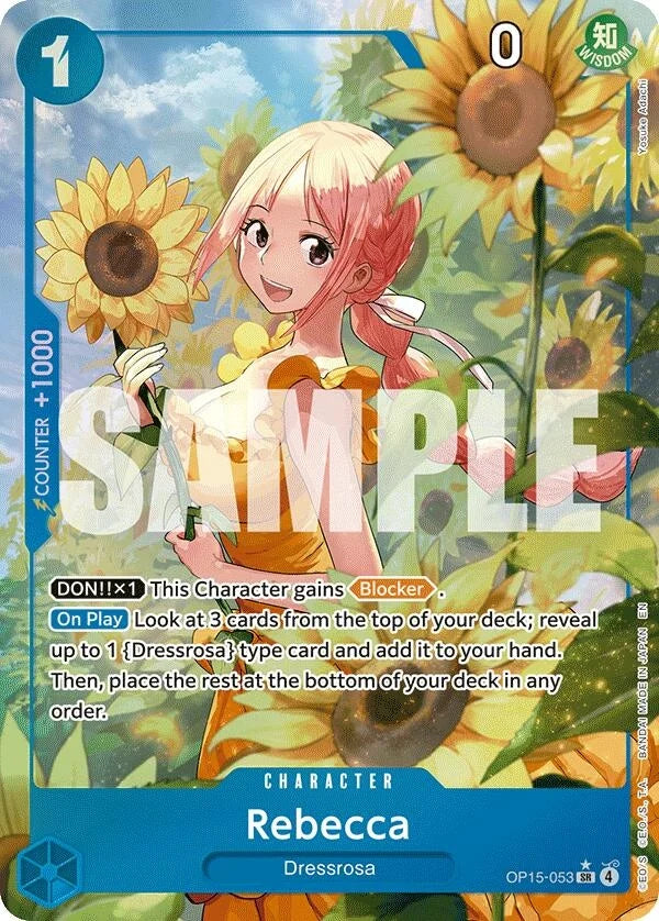 Rebecca (OP15-053) (Alternate Art) (OP15-053) (Adventure on Kami's Island) (OP15-EB04)