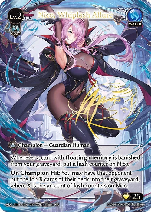 Nico, Whiplash Allure (CSR) (017) (Alchemical Revolution Alter Edition) (ALC Alter)