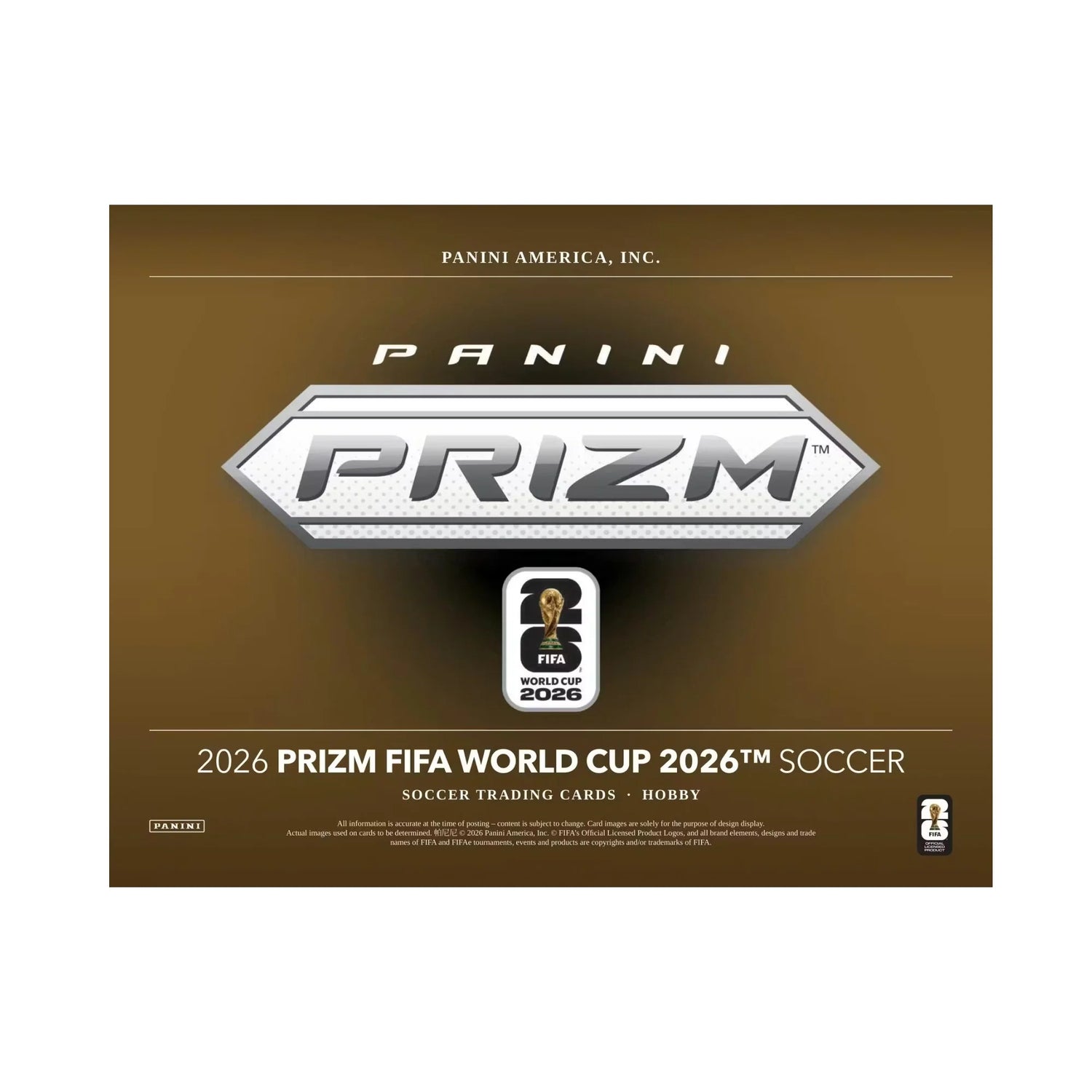 2026 Panini Prizm World Cup Soccer Hobby Blaster 20 Box Case