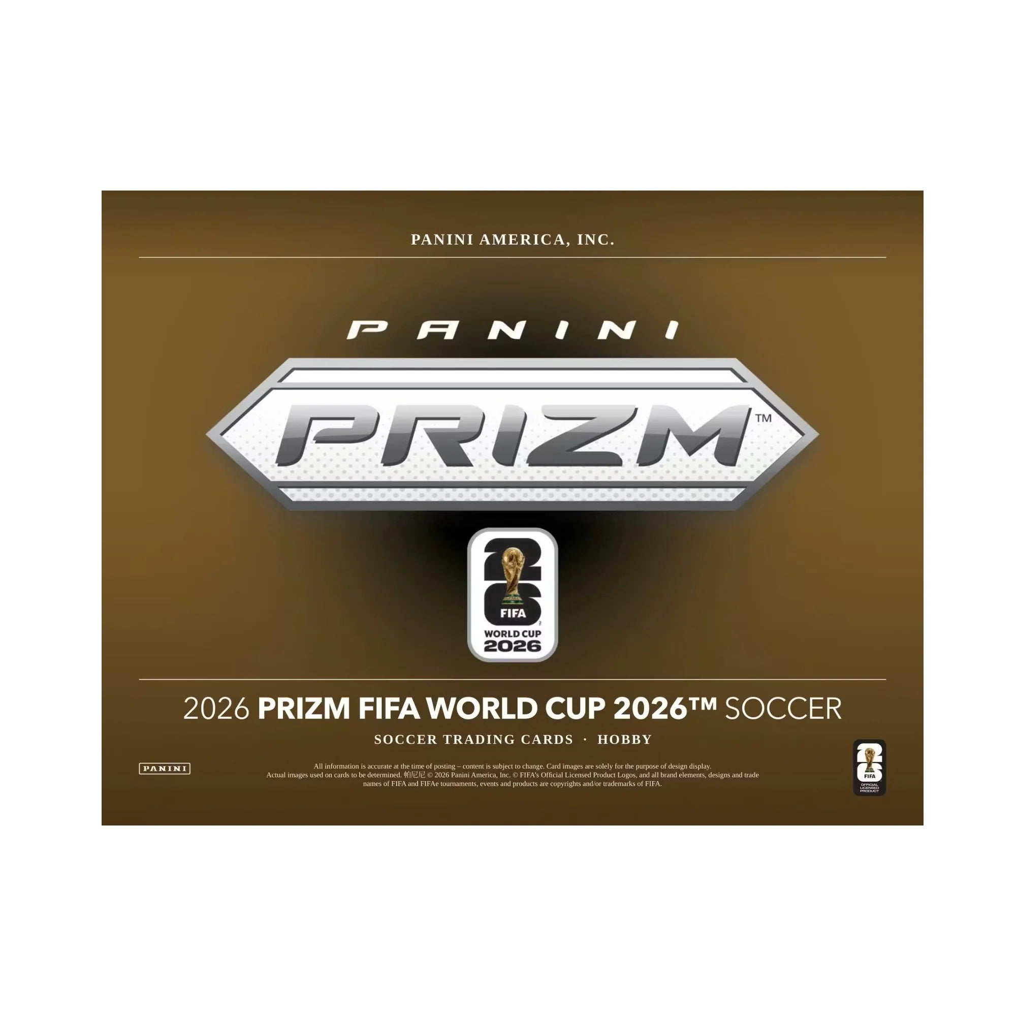 2026 Panini Prizm World Cup Soccer Hobby Blaster Box