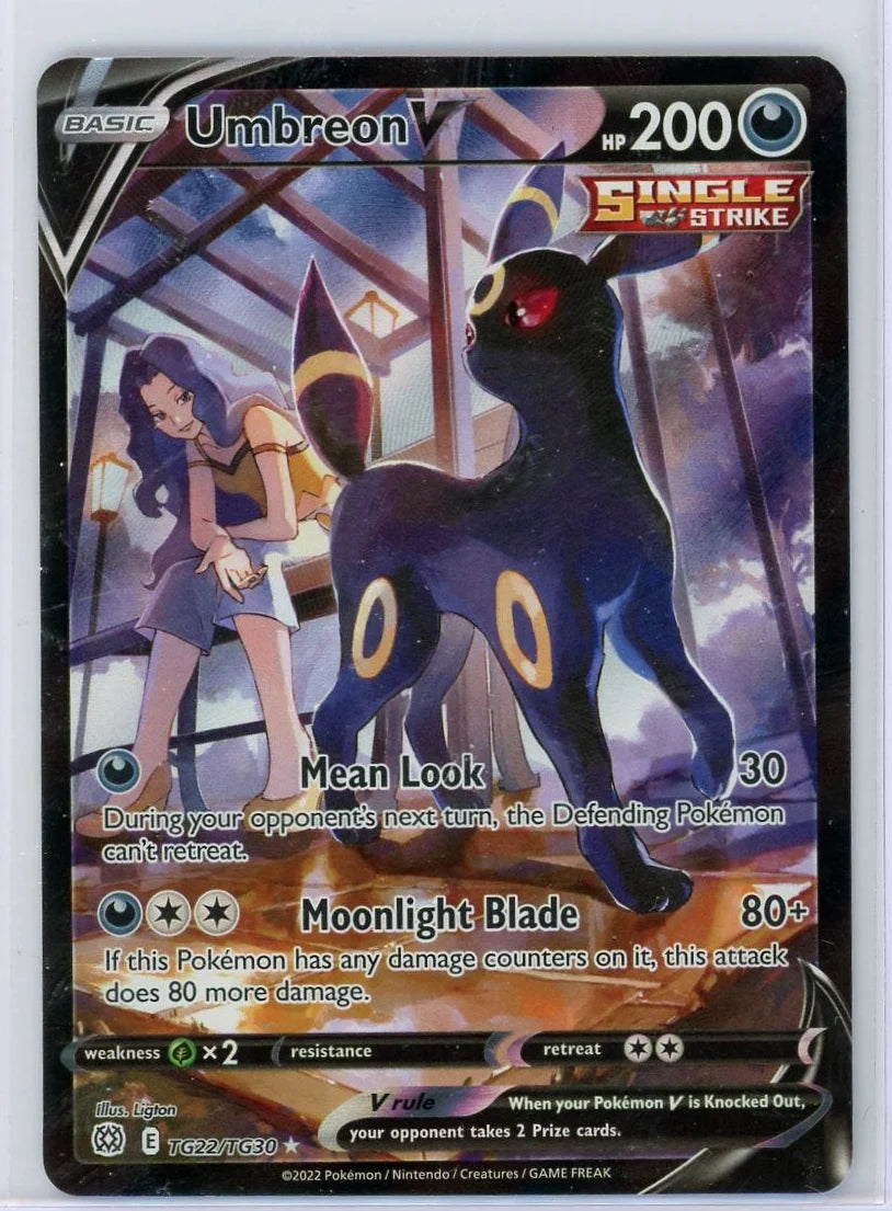 Umbreon V Pokémon Brilliant Stars Trainer Gallery #TG22/TG30