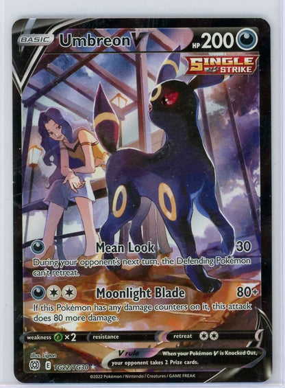 Umbreon V Pokémon Brilliant Stars Trainer Gallery #TG22/TG30