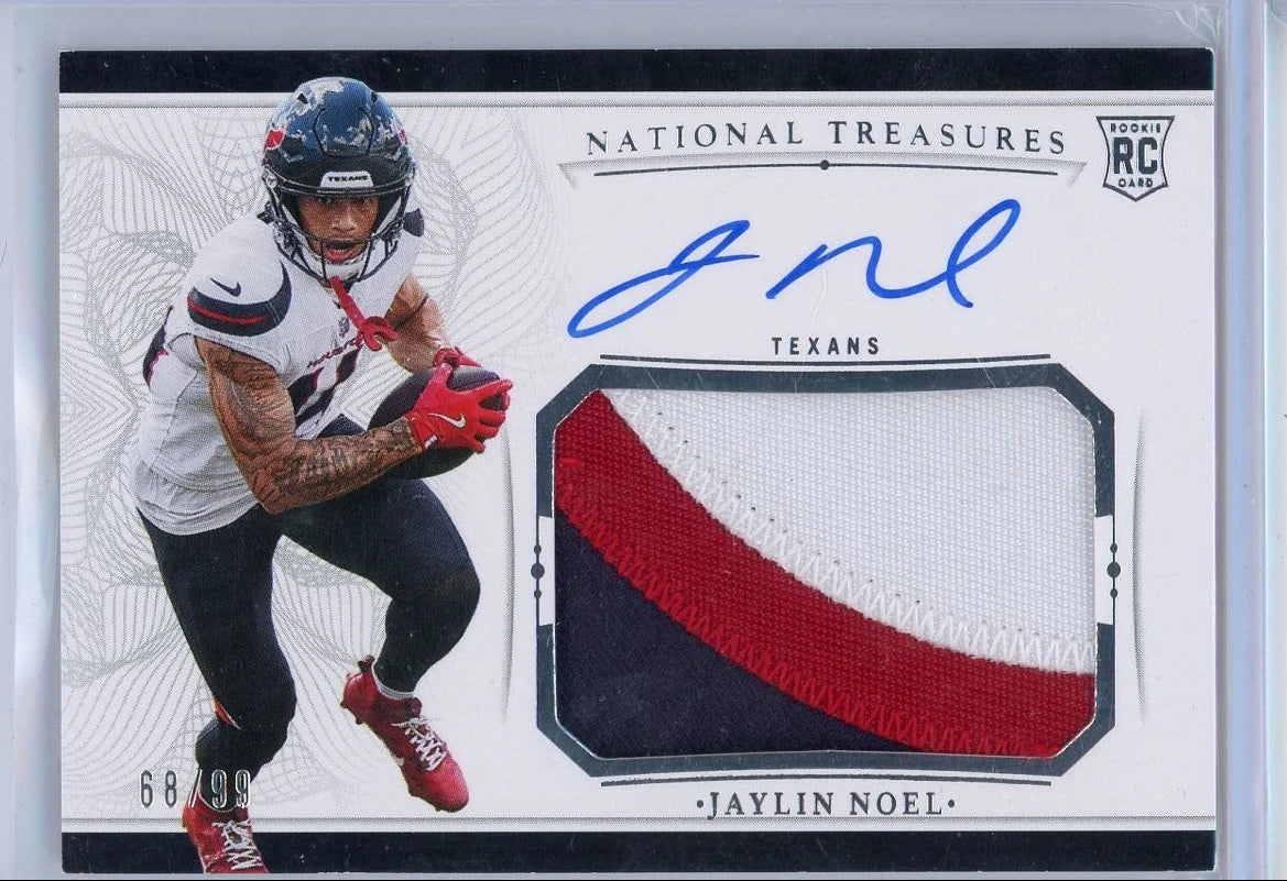 Jaylin Noel 2025 Panini National Treasures RPA #'d 68/99