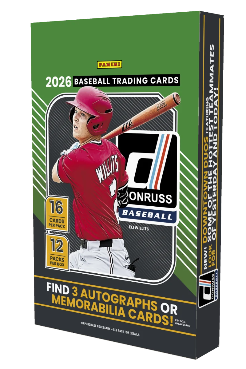 2026 Panini Donruss Baseball Hobby 12 Box Case