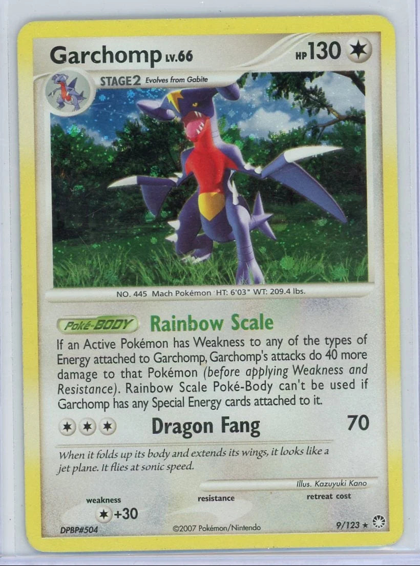 Garchomp Lv. 66 Pokémon Mysterious Treasures Holo #9/123