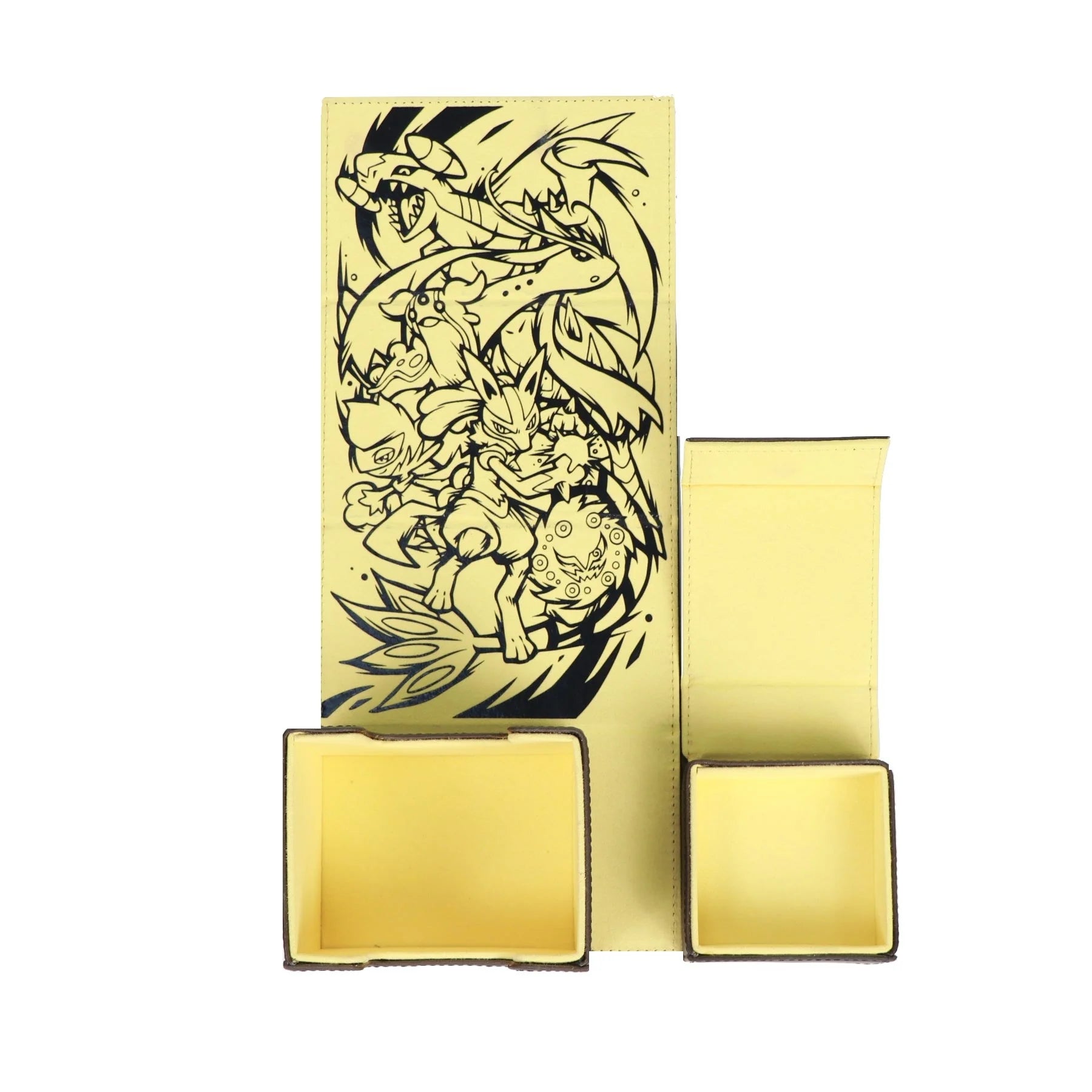 The Champion's Force Deck Box with Magnetic Dice Tray (Shirona Black)