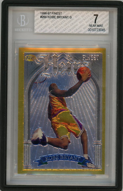 Kobe Bryant 1996-97 Topps Finest Heirs BGS 7 (w/o coating)