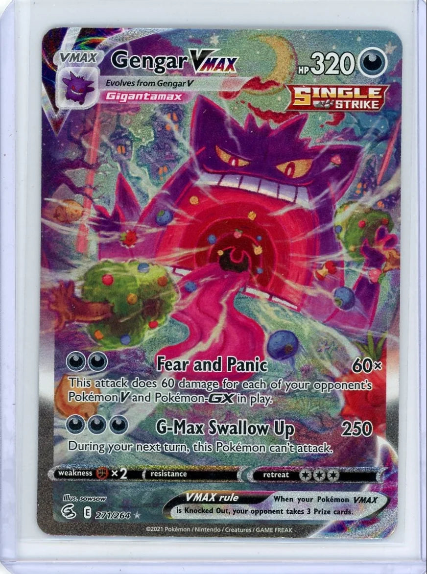 Gengar Vmax Pokémon Fusion Strike Alternate Art #271/264