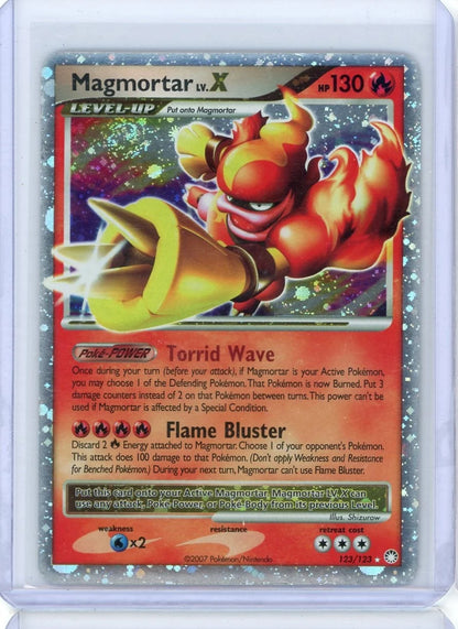 Magmortar Lv. x Pokémon Mysterious Treasures #123/123