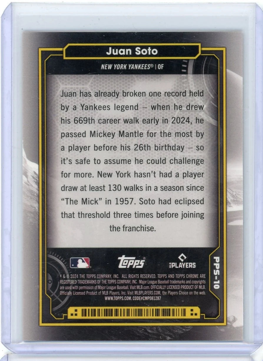Juan Soto 2024 Topps Chrome Cosmic The Sun