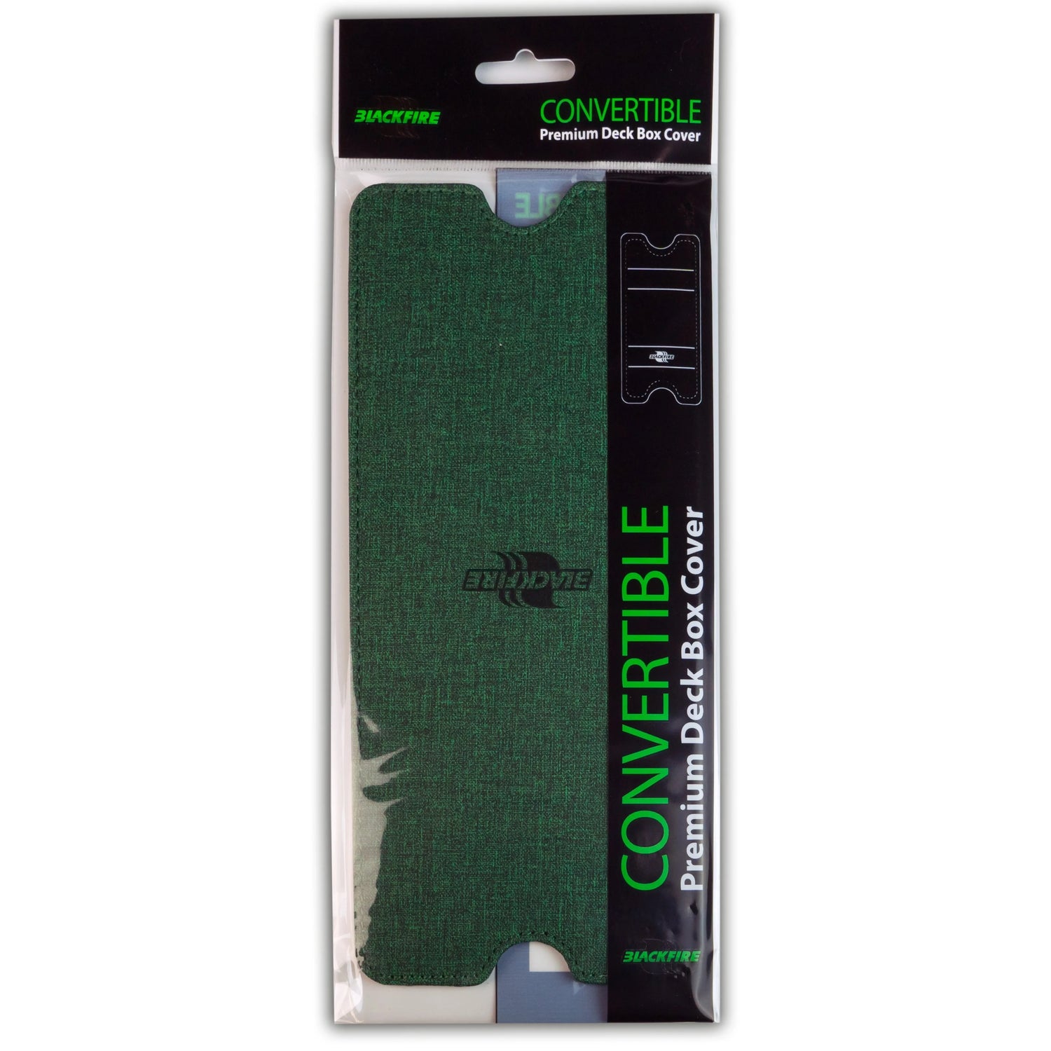 Convertible Deck Box Cover - Single Horizontal Green