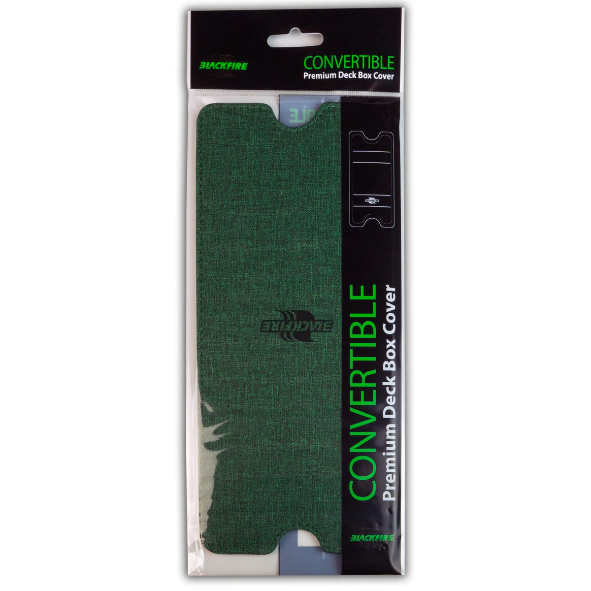 Convertible Deck Box Cover - Single Horizontal Green