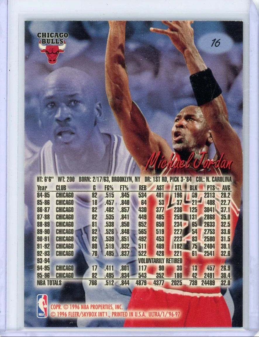 Michael Jordan 1996-97 Fleer Ultra