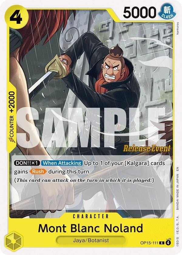 Mont Blanc Noland (OP15-111) (Adventure on Kami's Island Release Event Cards) (OP15 RE)