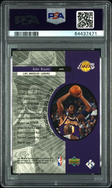Kobe Bryant 1999 Upper Deck Jamboree PSA 9