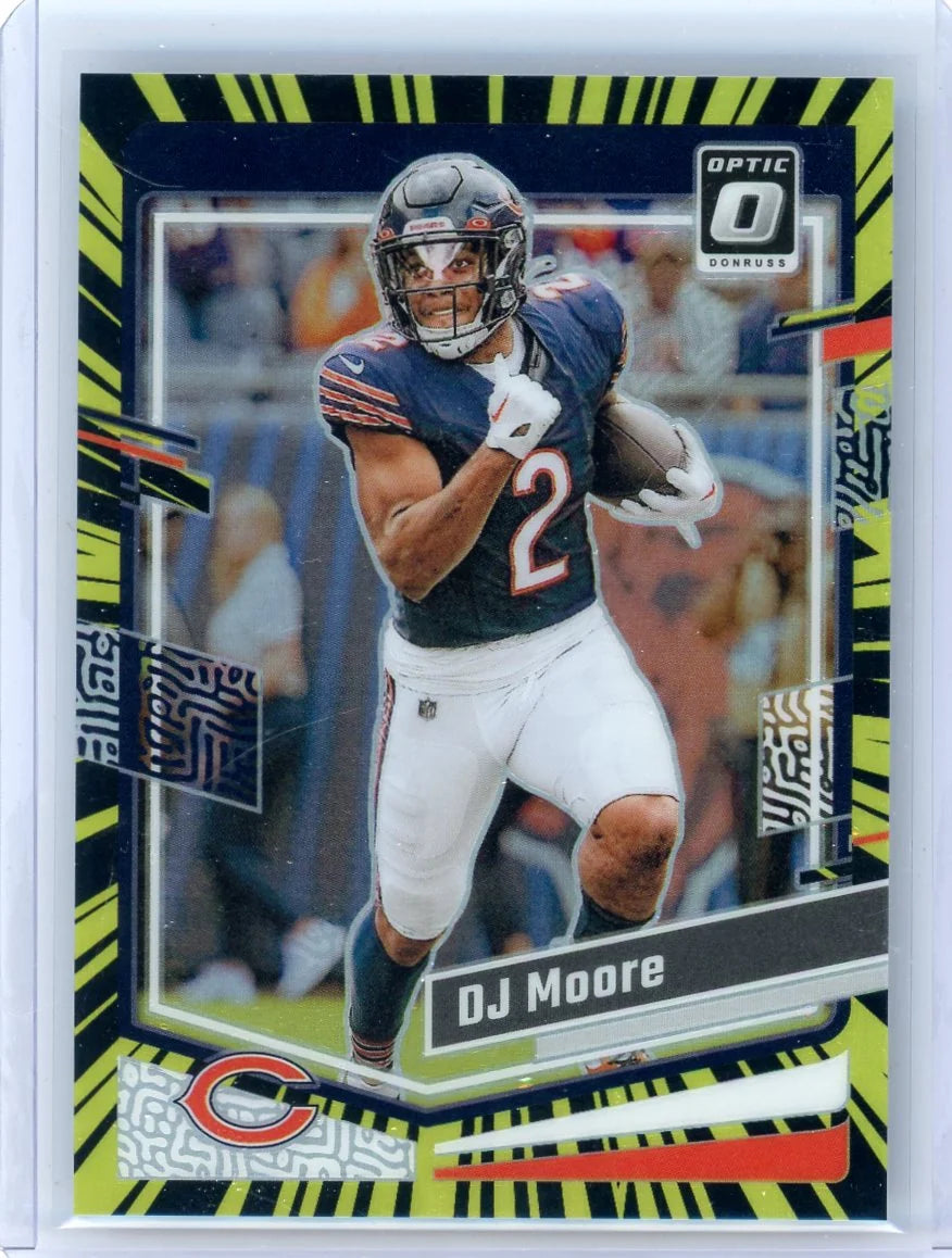 DJ Moore 2023 Panini Donruss Optic Electricity #'d 33/69