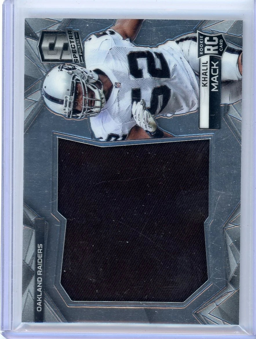Khalil Mack 2014 Panini Spectra Rookie Jumbo relic #'d 059/199
