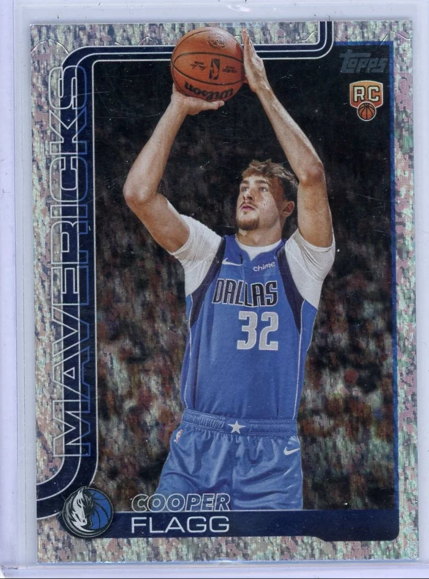 Cooper Flagg 2025-26 Topps Sand Glitter Holo Foil RC
