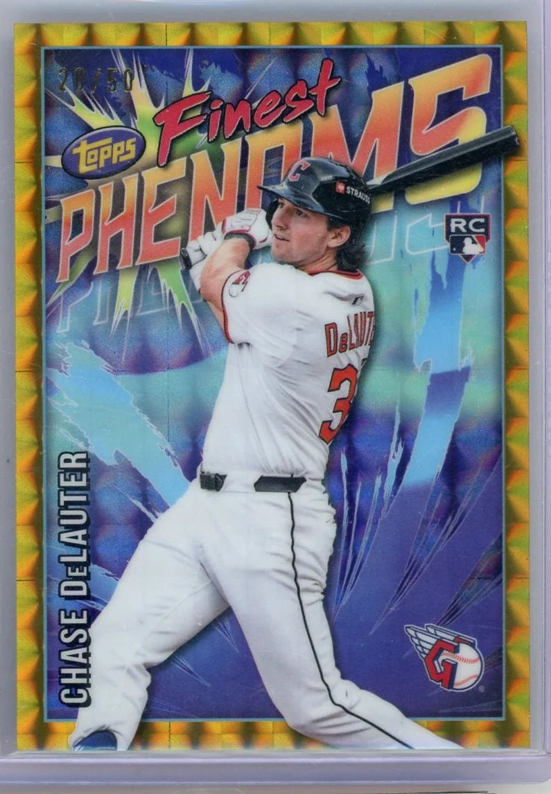 Chase Delauter 2026 Topps Finest Phenoms #'d 20/50