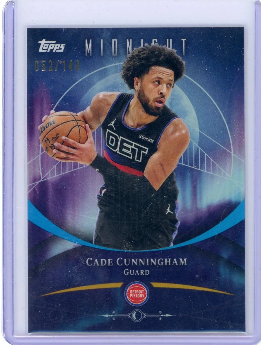 Cade Cunningham 2025-26 Topps Midnight Morning #'d 052/149