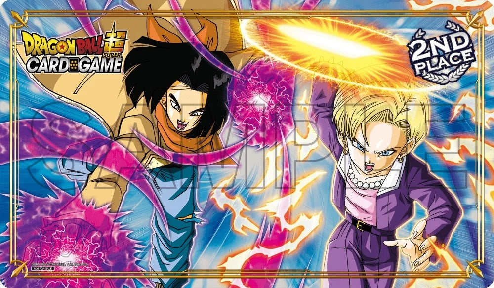 Dragon Ball Super: OTAKON 2019 Team Tournament - 2nd Place Playmat featuring Android 17 & Android 18