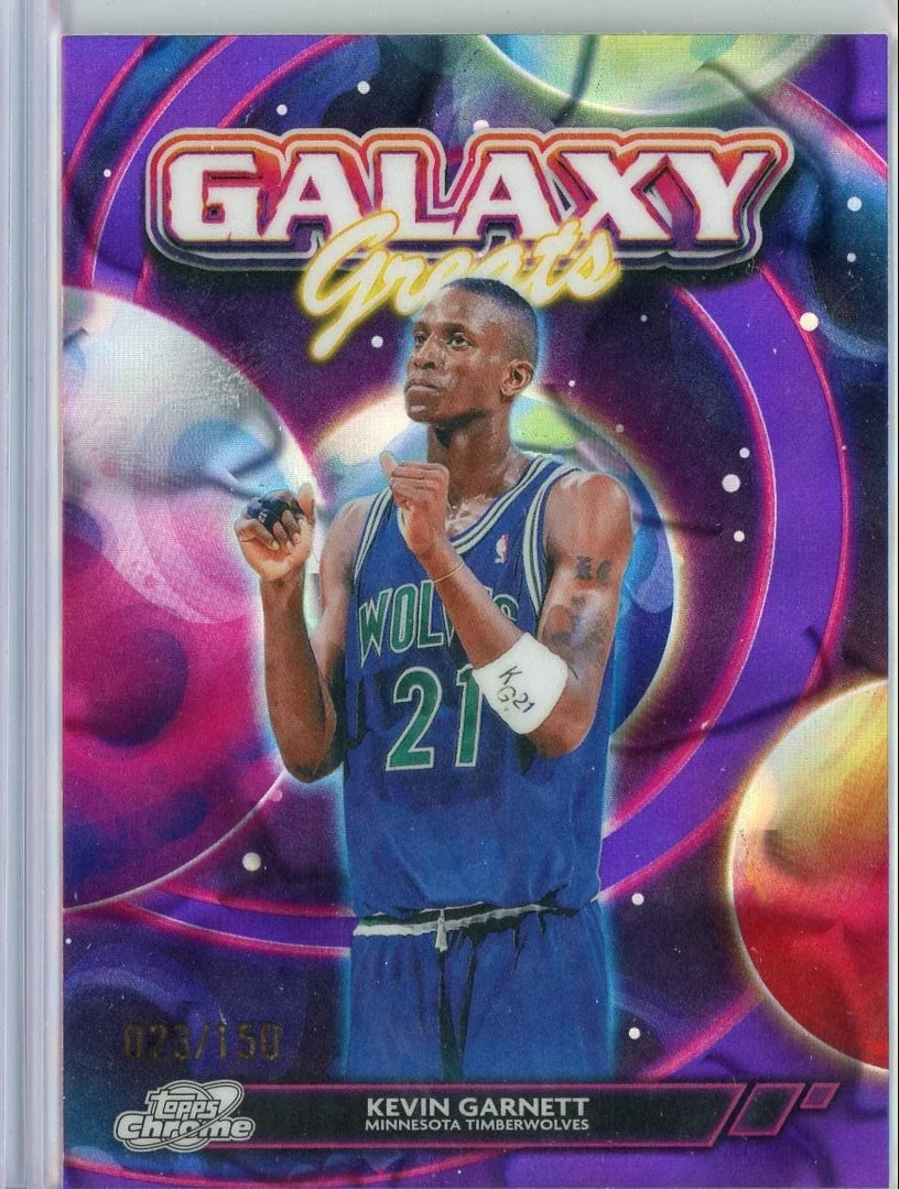 2025-2026 Kevin Garnett Topps Cosmic Chrome #GG-7 Galaxy Greats /150