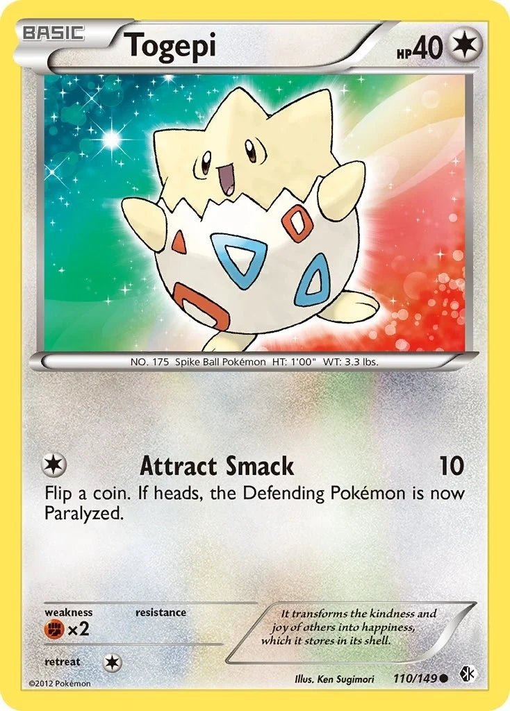 Togepi (110/149) (Boundaries Crossed) (BCR)