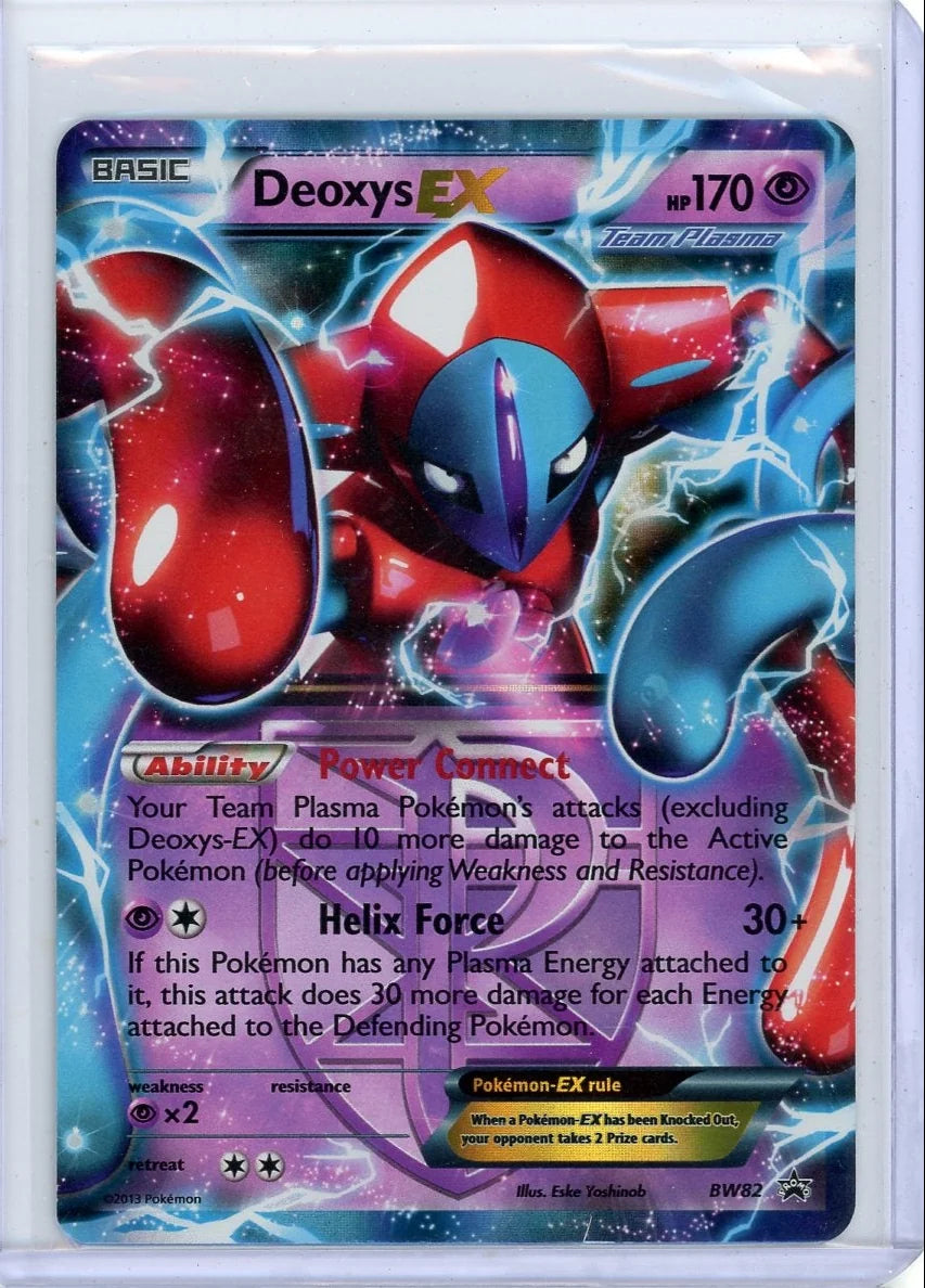 Deoxys EX Pokémon Team Plasma Black Star Promo #BW82