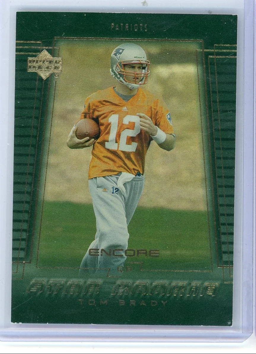 Tom Brady 2000 Upper Deck Encore Rookie