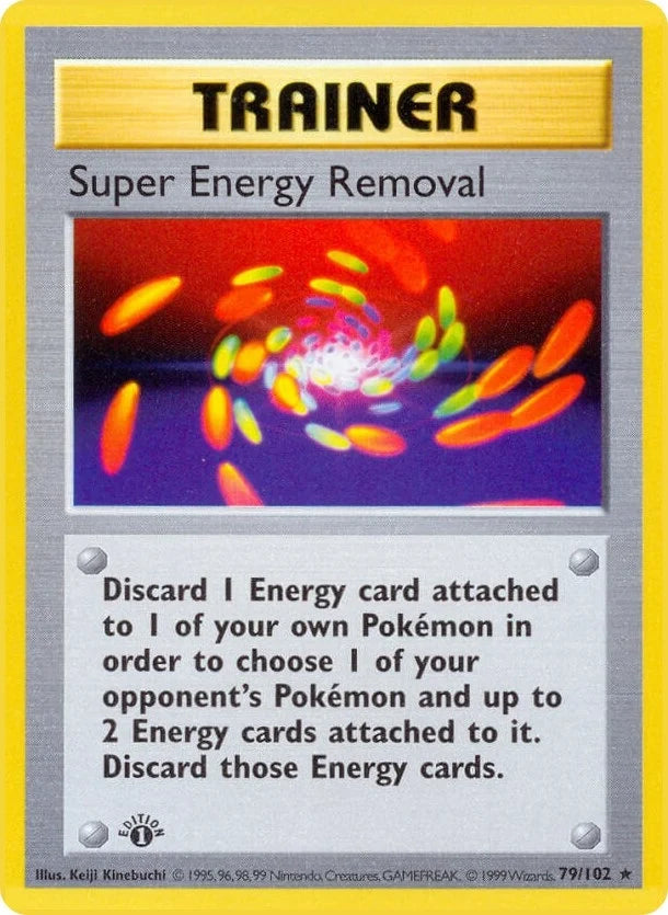 Super Energy Removal (079/102) (Base Set (Shadowless)) (BSS)