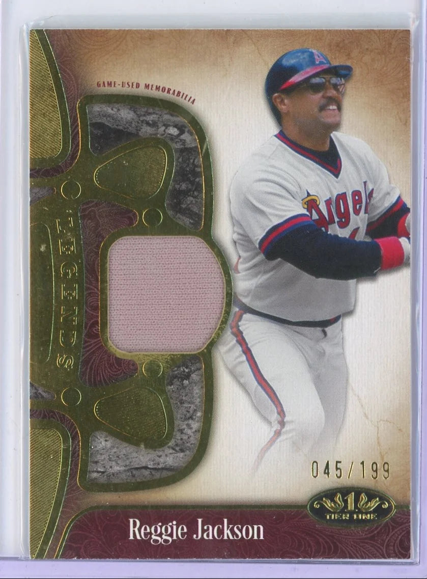 Reggie Jackson 2026 Topps Tier One Legend Relic #T1LR-RJA #'d /199