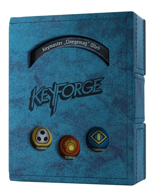 GameGenic KeyForge Deck Book - Blue