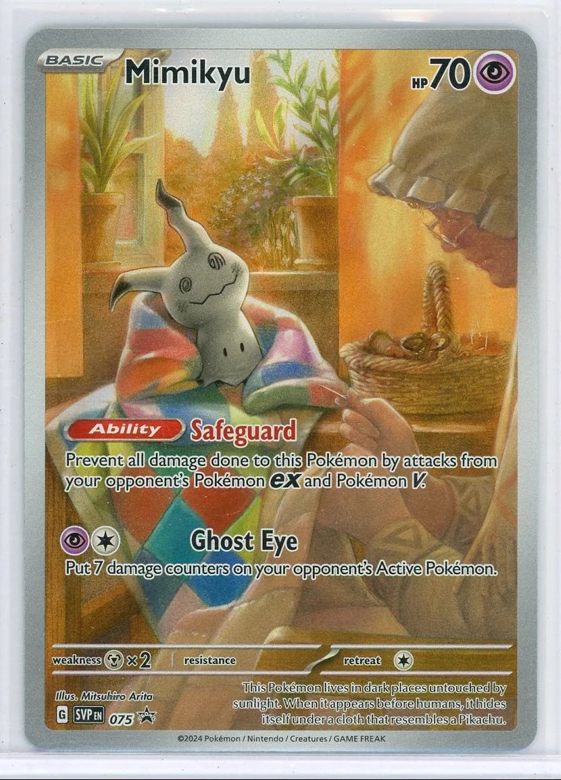 Mimikyu Pokémon Scarlet Violet Black Star Promo #075