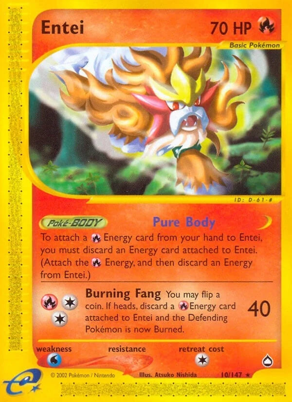 Entei (010/147) (Aquapolis) (AQ)