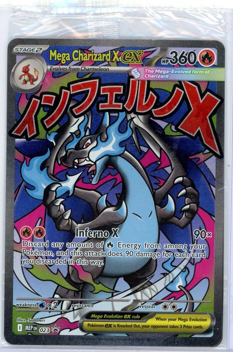 Mega Charizard 2025 Mega Evolution Promo #023 (Sealed)