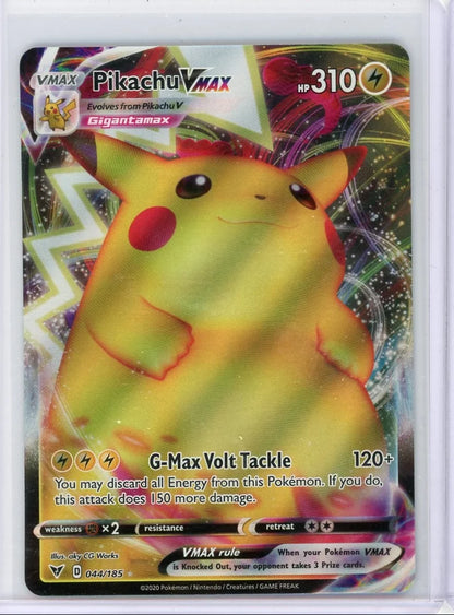 Pikachu Vmax Pokémon Vivid Voltage Ultra-Rare #044/185